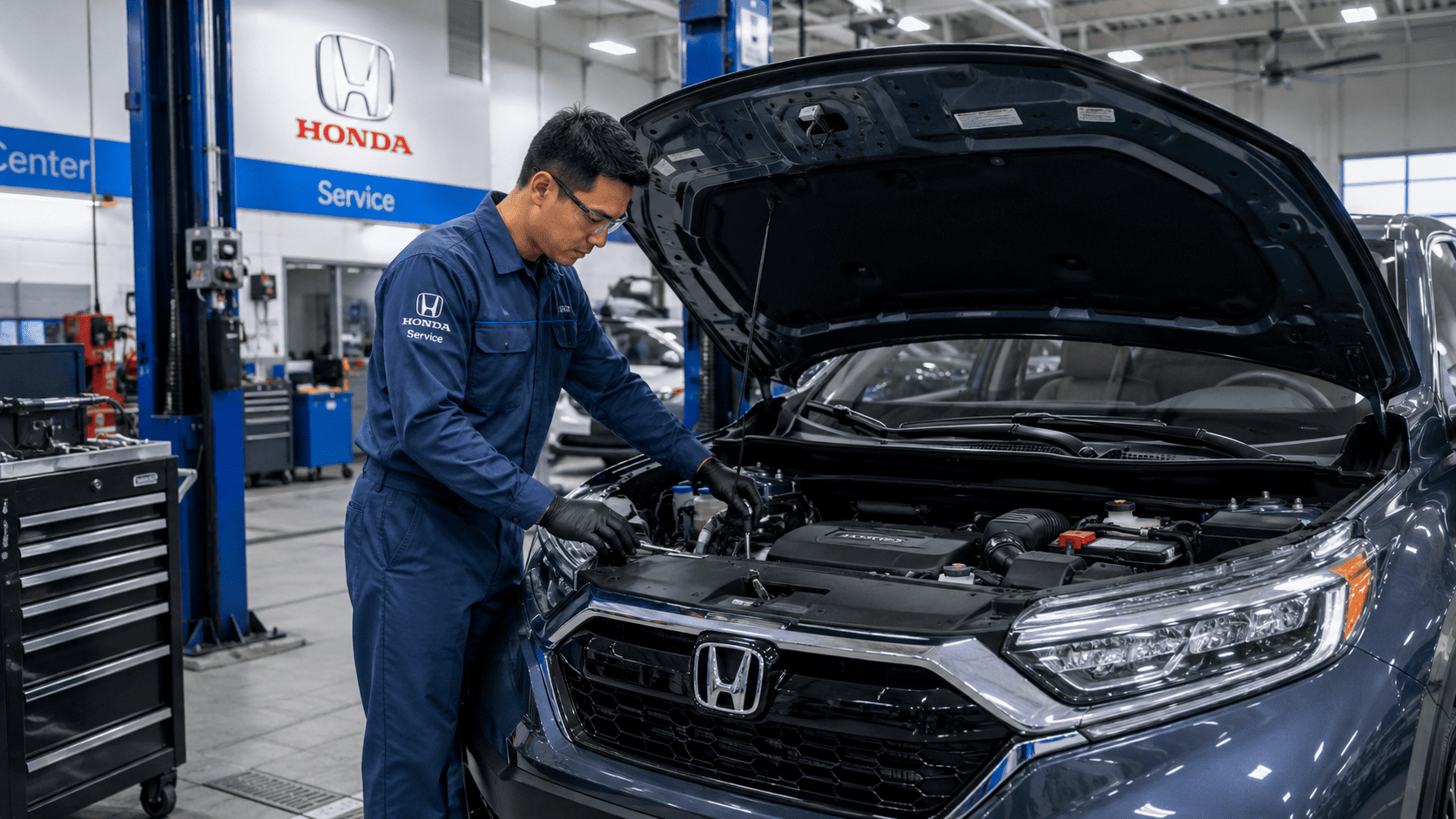 Kos servis Honda rendah